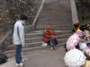 picture of steps on the way to the cable car that takes you to the top of the great wall of China
