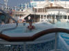 Cruise ship hot tub