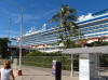 photo of the Sapphire Princess from the port of Puerto Vallarta - a passenger cruise review