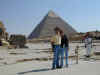 Pictures of Egyptian pyramids and the great sphinx - Khephren pyramid