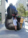 Picture of large teddy Bear statue