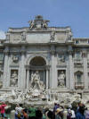 Picture of Neptune at the Trevi Fountain in Rome