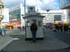 photo of guardhouse at Checkpoint Charlie in Berlin