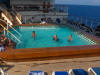 Pool shot on a cruise ship