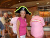 pictue kathy the pirate at sailaway party Caribbean Princess