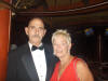 Bill & Kathy Lund in Formal attire on the cruise ship