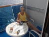 On our balcony on the Princess