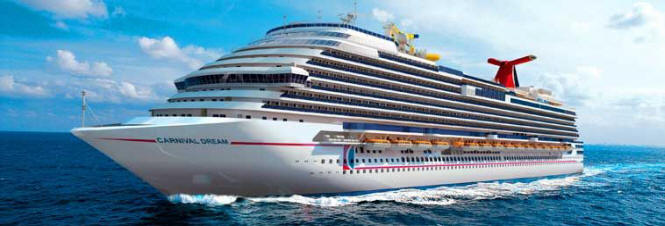 Picture of the Carnival Dream cruise ship. Sailing to the caribbean.