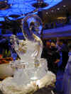 Celebrity cruise food - ice sculpture