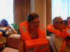 Cruise ship life boat drill pictures