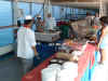 setting up buffet lines on the NCL lines Norwegian Sea