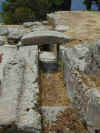 Stone bridge over storm drain delphi greece photo