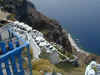 pictures of restaraunts in Santorini Greece