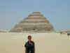 snap shot of steps pyramid in Egypt.