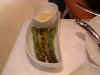 pictures of asparagus side dish in the Oosterdam dinning room