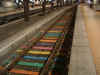 picture of colorful train tracks in Copenhagin