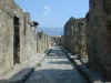 Photo of stepping stones in pompeii