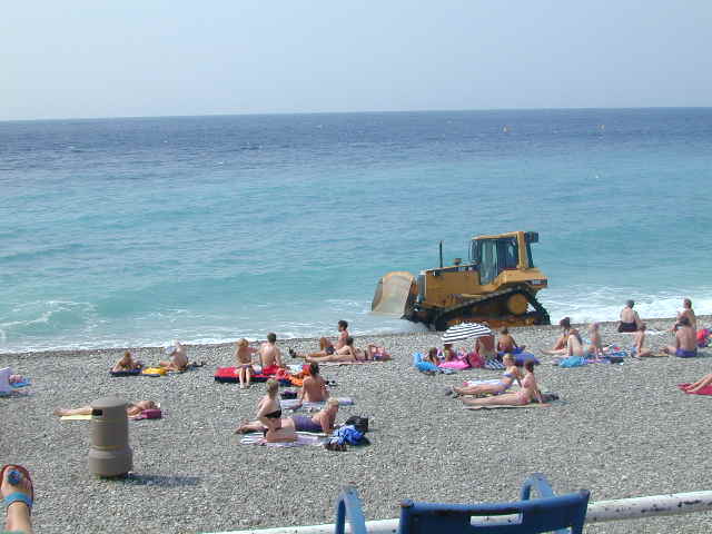 picture of public nude beach in Nice France Yes there are some topless women