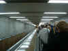A VERY long people mover. This is about halfway, this picture is looking forward, and the next picture is looking back.