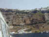 picture of Santorini taken from the Odysseys tender