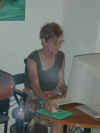 Kathy in an internet Cafe   wjlkll
